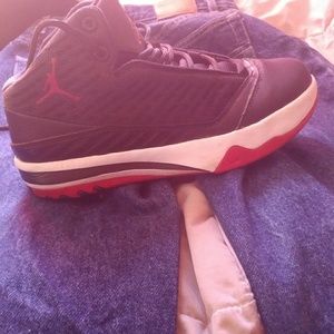 Jordan shoes × Bmo × colors red white and black